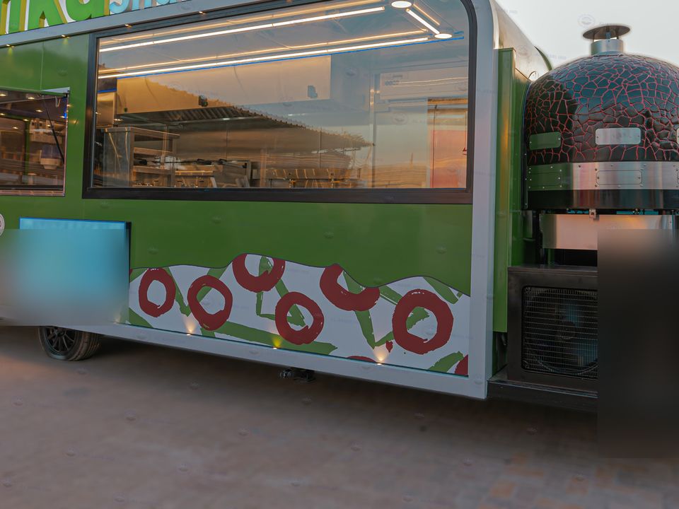 Wood-fired pizza truck